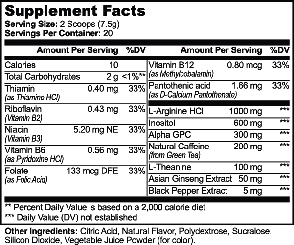 QUALY Focus Powder (Sour Grape)