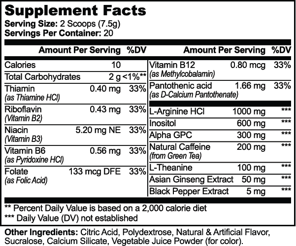 QUALY Focus Powder (Sour Candy)